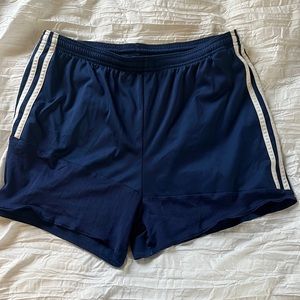 Navy Blue Adidas Athletic Shorts